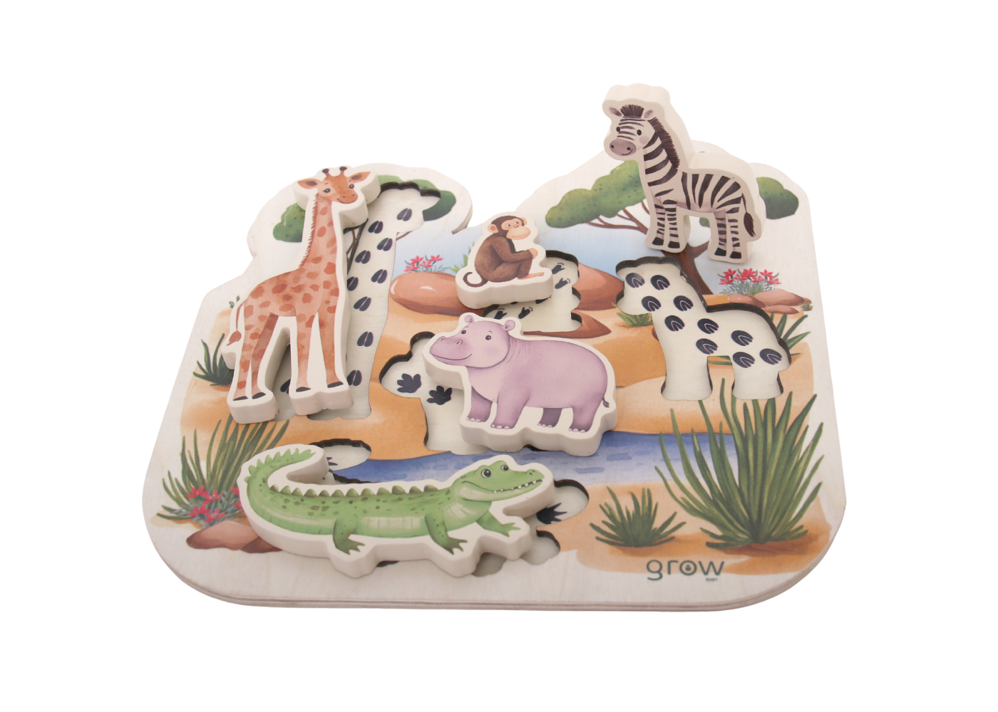 Chunky Puzzle ~ Watering Hole