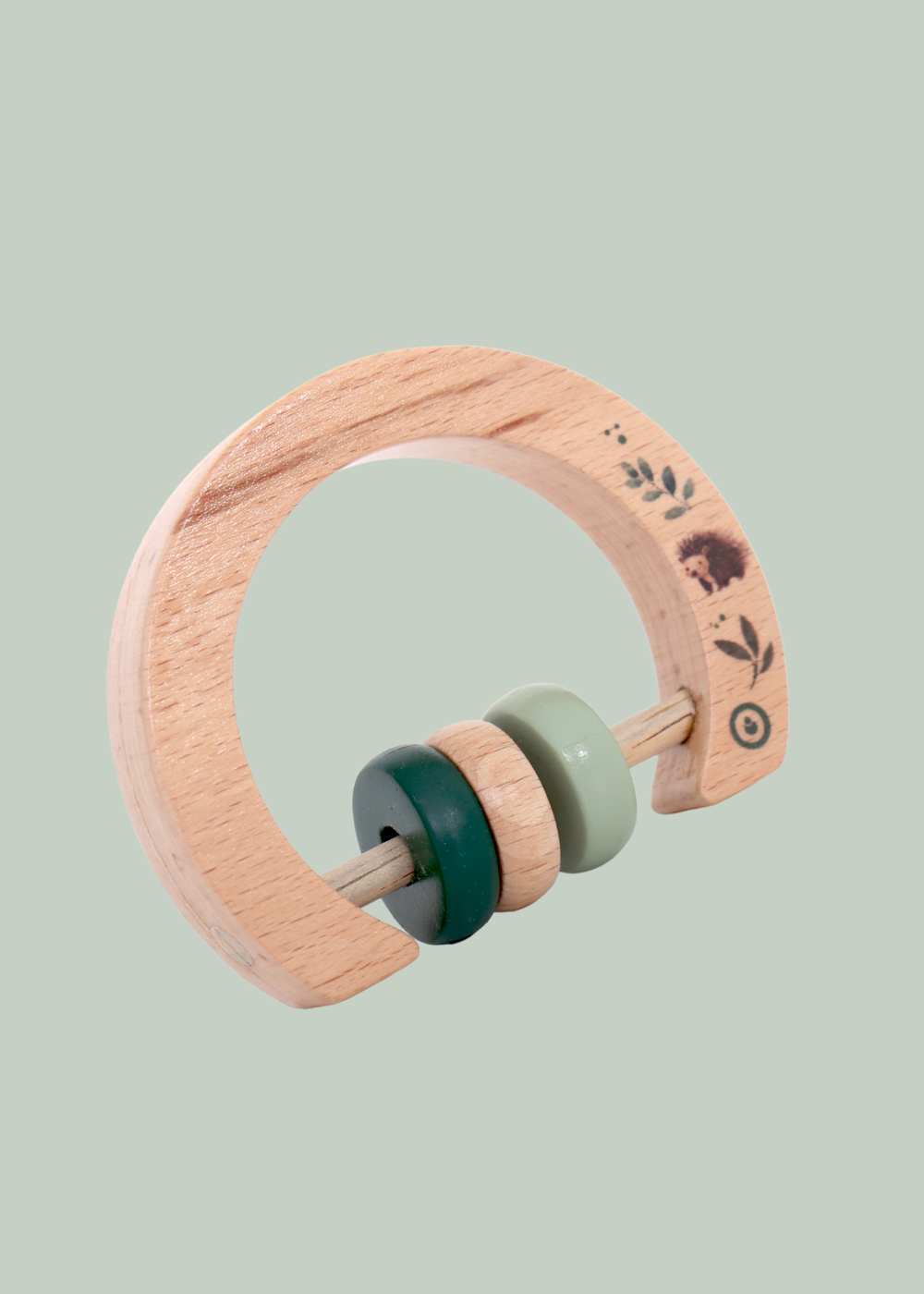 Wooden Rattle - On Safari
