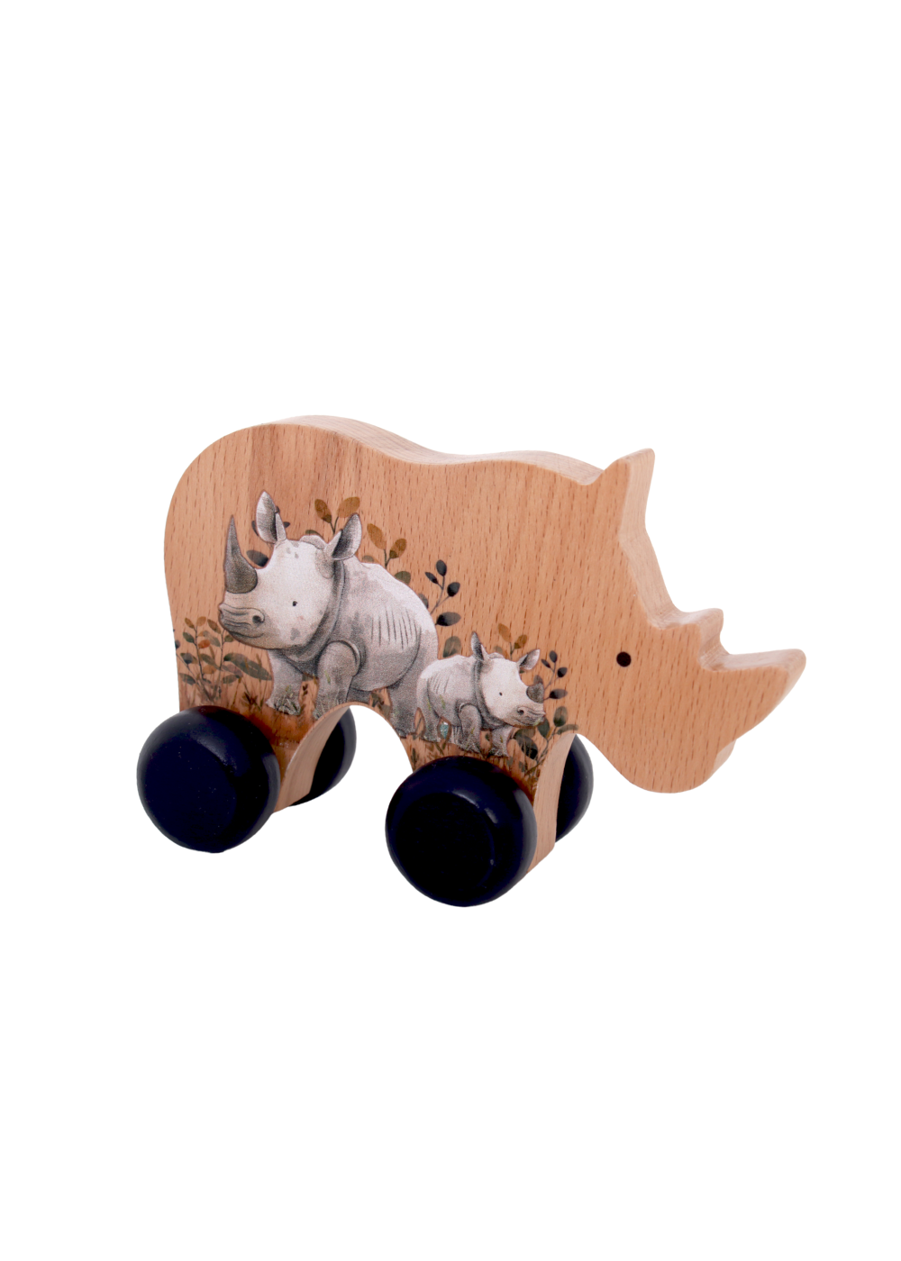 Rhino Push Toy