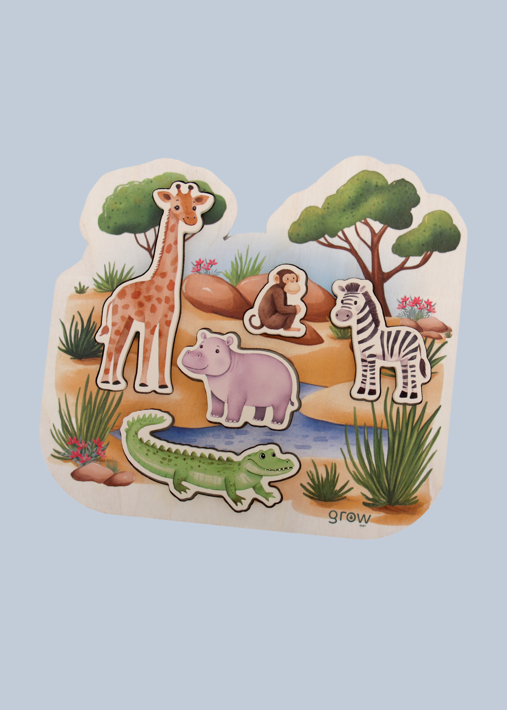 Chunky Puzzle ~ Watering Hole