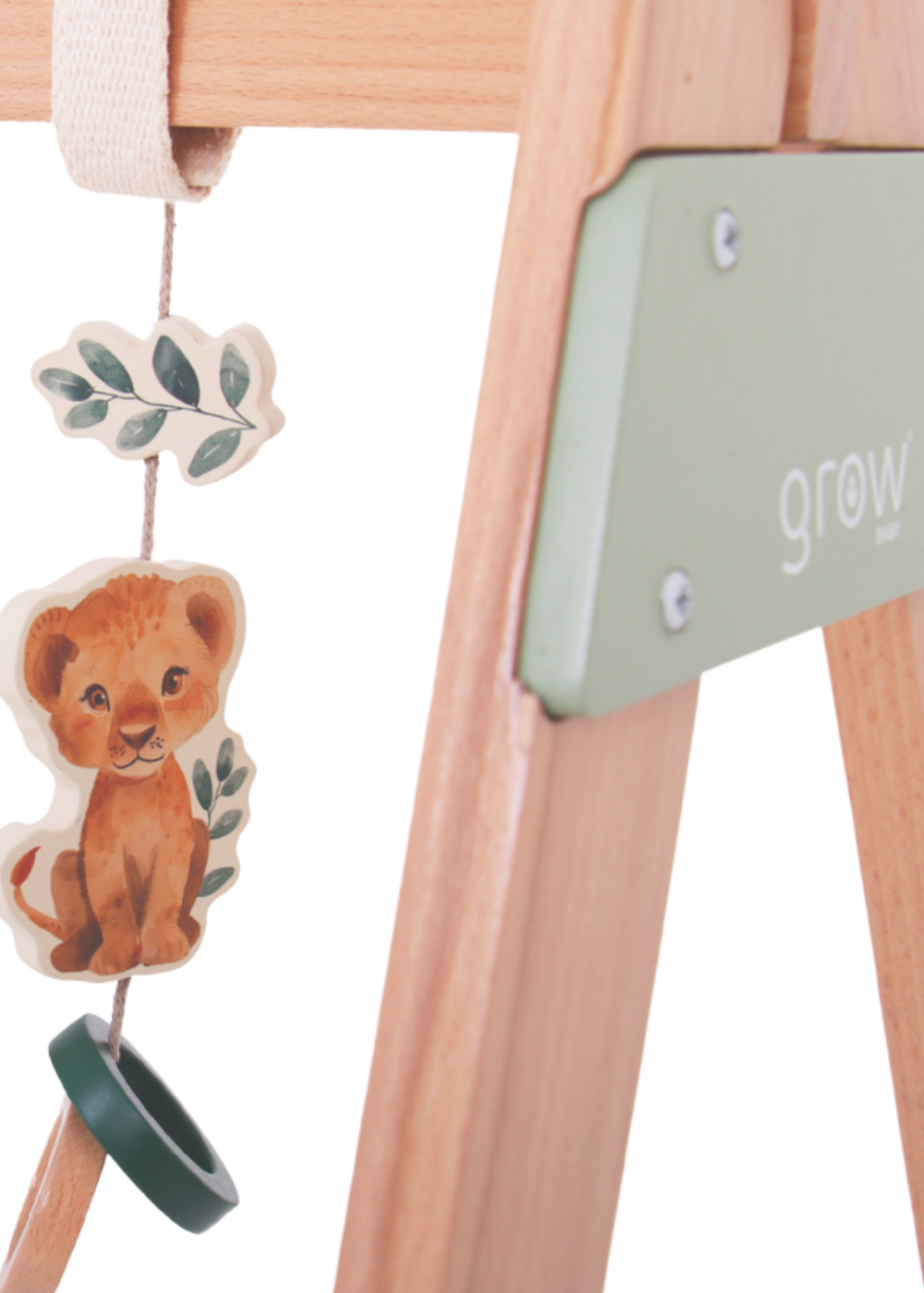 Wooden Baby Gym - On Safari