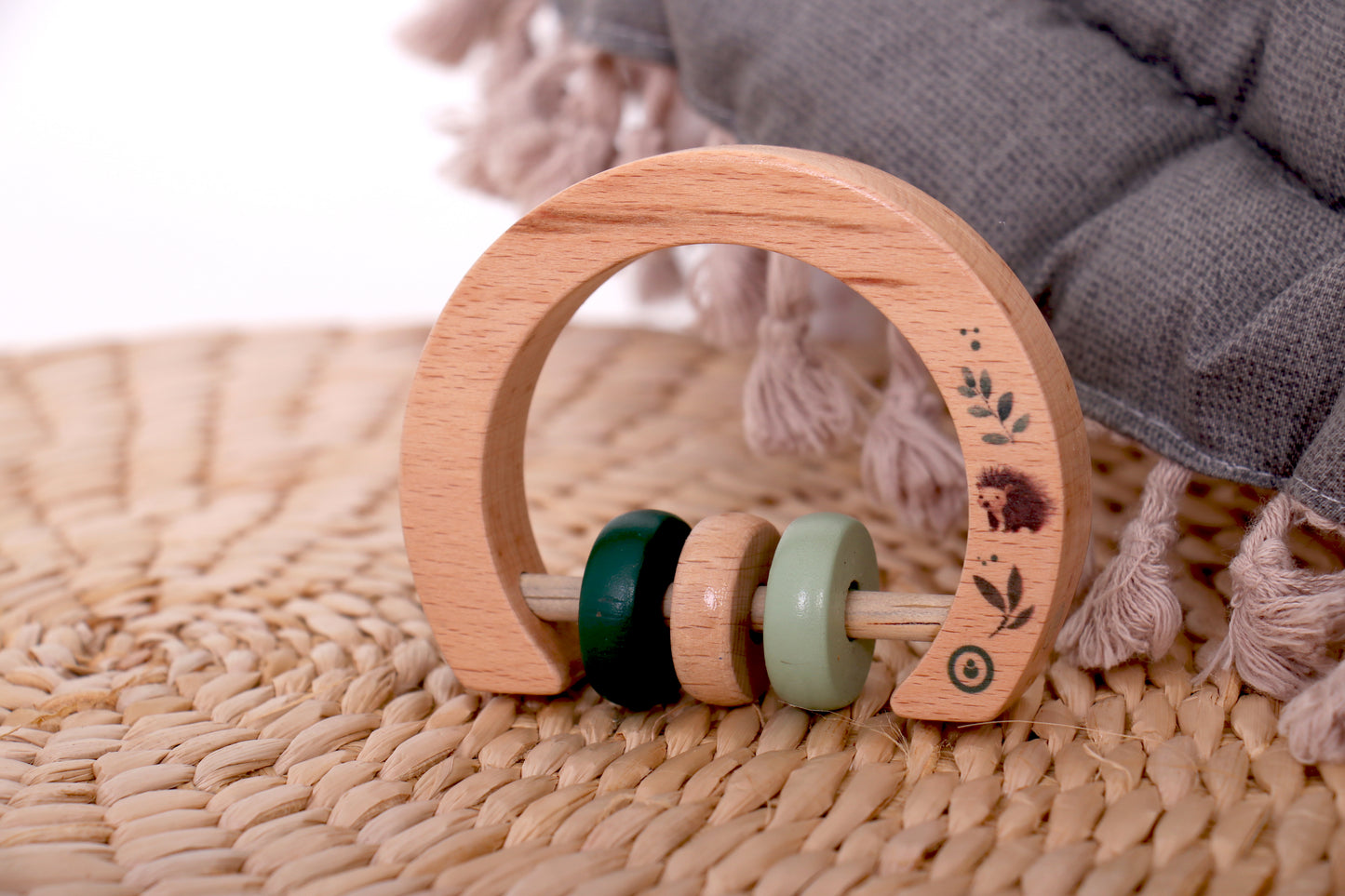 Wooden Rattle - On Safari