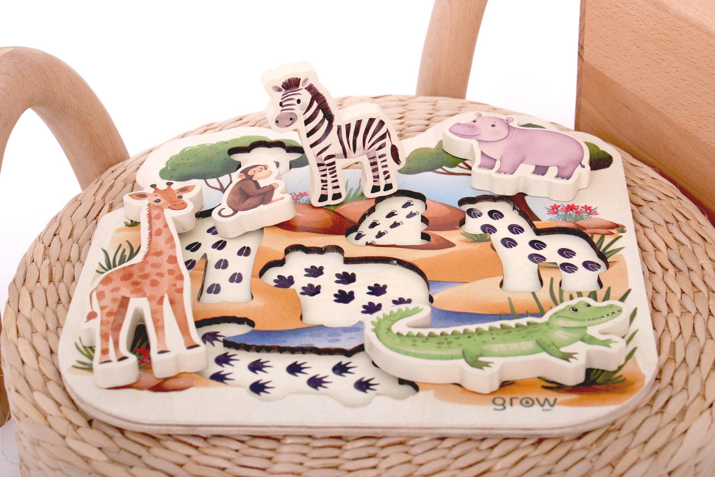 Chunky Puzzle ~ Animal Watering Hole