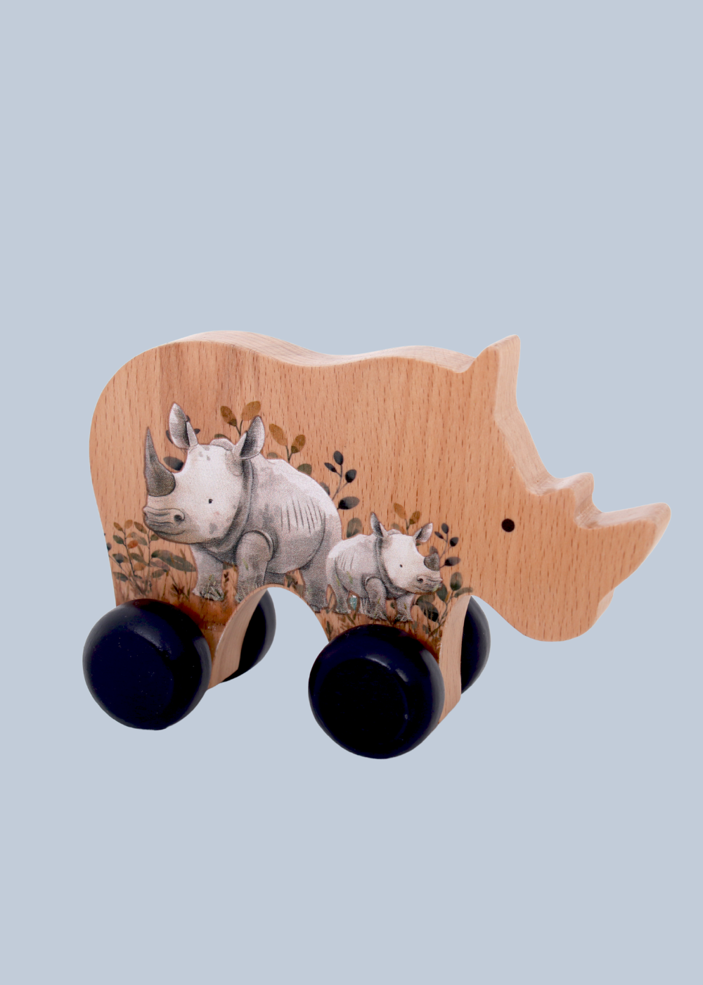 Rhino Push Toy