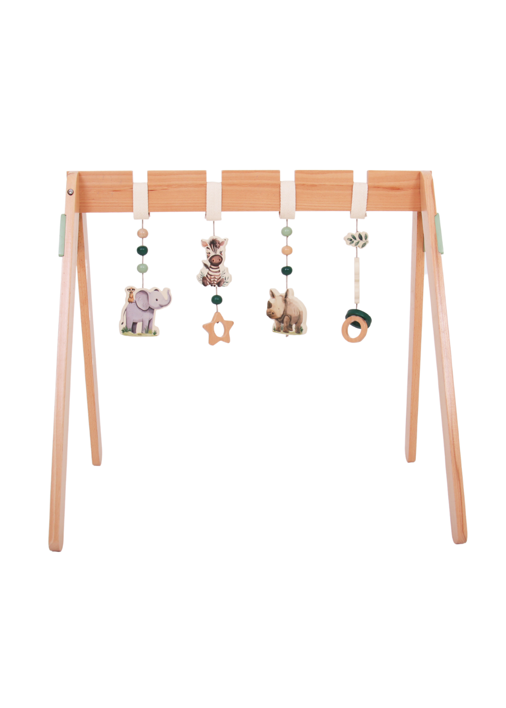 Wooden Baby Gym - On Safari