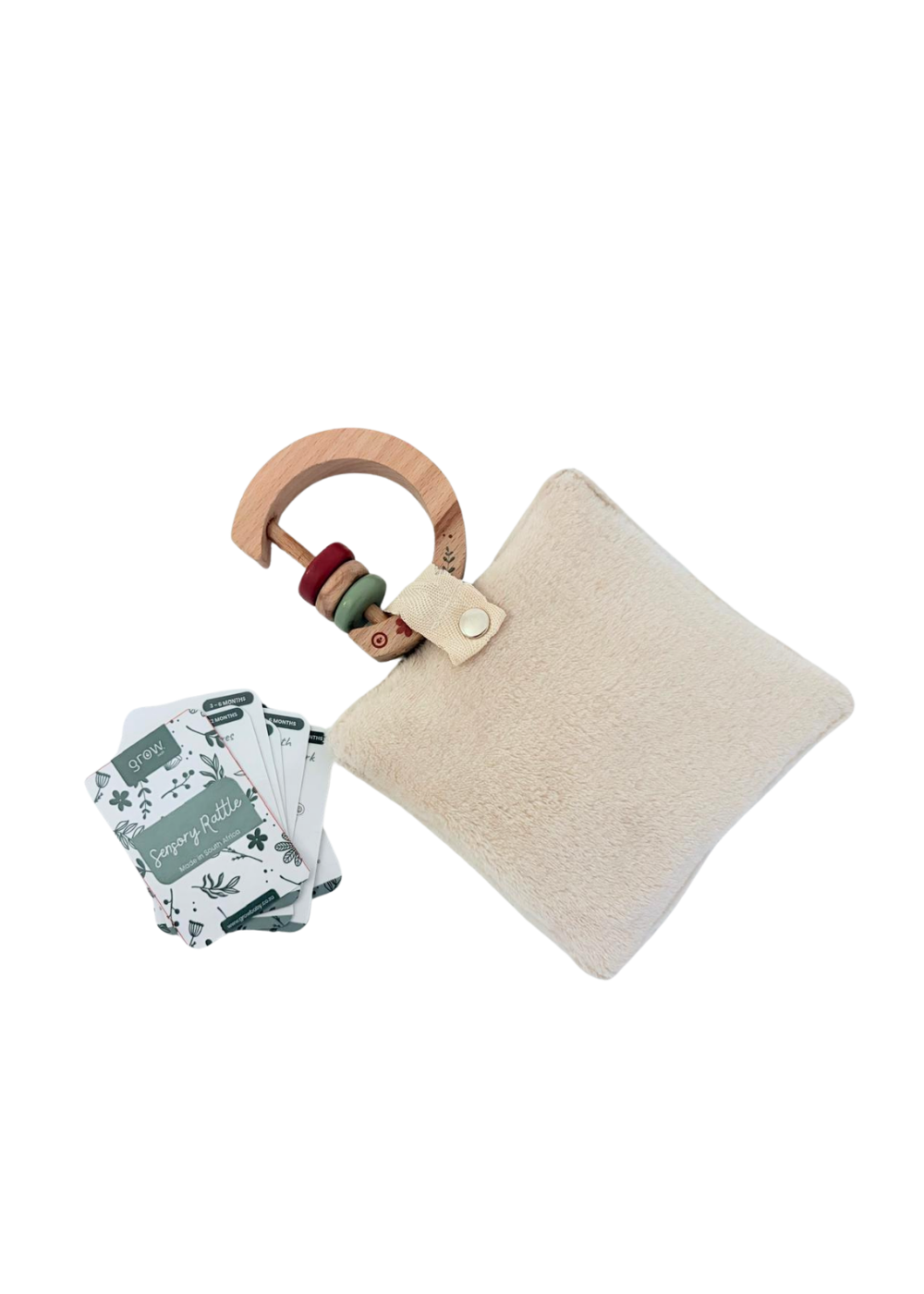 Baby Rattle & Sensory Crinkle Toy Set | Farm