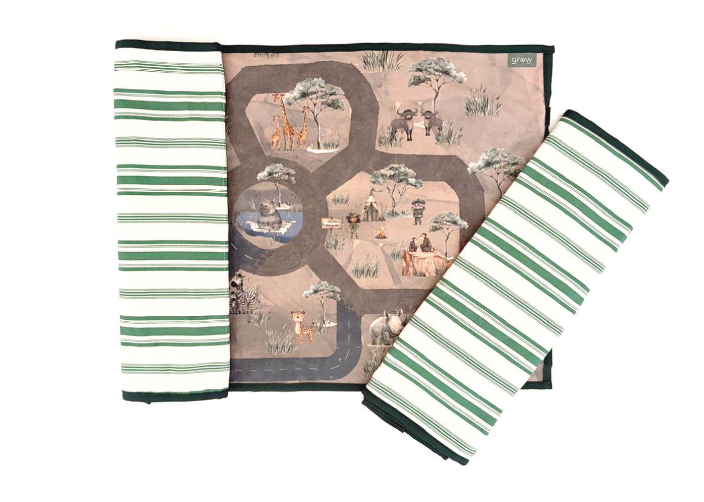 Travel Play Mat & Play Pieces | Safari