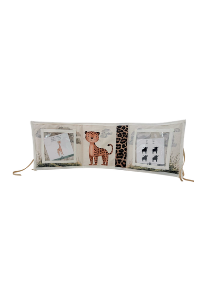 Baby Soft Sensory Book with Activity Cards | Safari