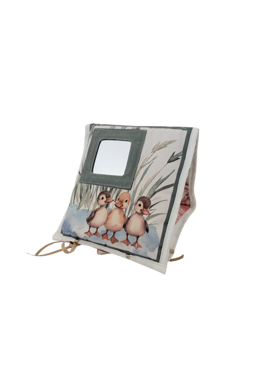 Baby Soft Sensory Book with Activity Cards | Farm