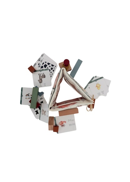 Baby Soft Sensory Book with Activity Cards | Farm
