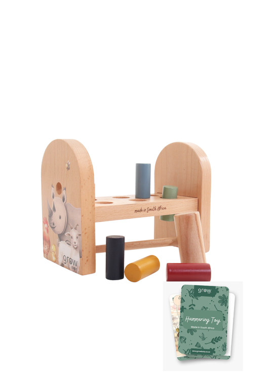 Wooden Hammering Bench Set