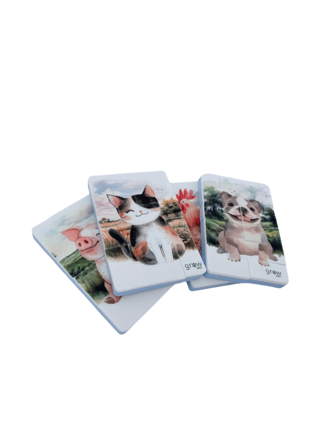 Toddler Foam Bath Puzzle Set | 4 Puzzles  | Farm