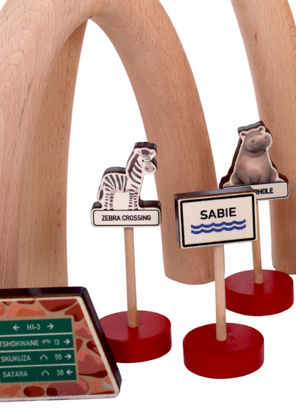 Road Signs ~ On Safari  ~ 10 piece set