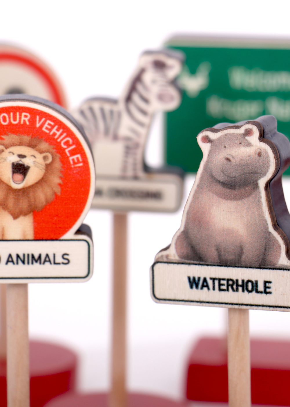 Road Signs ~ On Safari  ~ 10 piece set