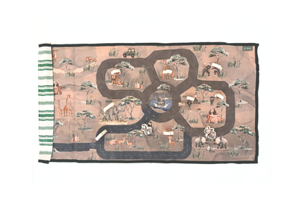 Travel Play Mat & Play Pieces | Safari
