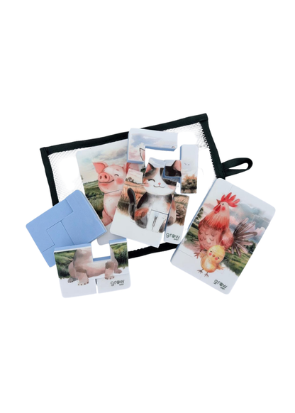 Toddler Foam Bath Puzzle Set | 4 Puzzles  | Farm