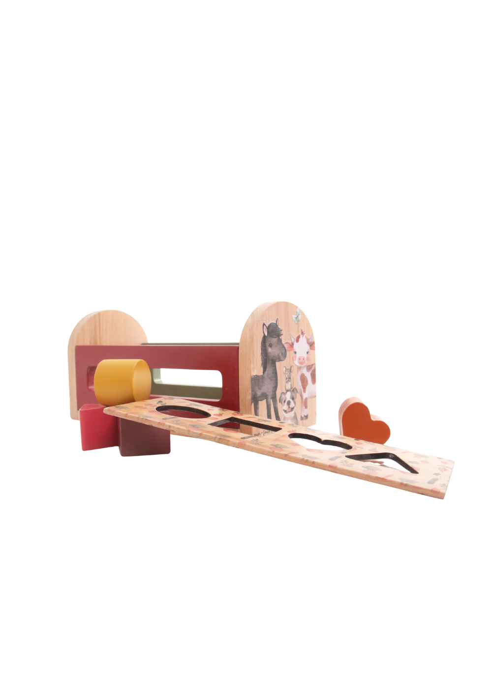 Wooden Shape & Sorting Toy | Farm