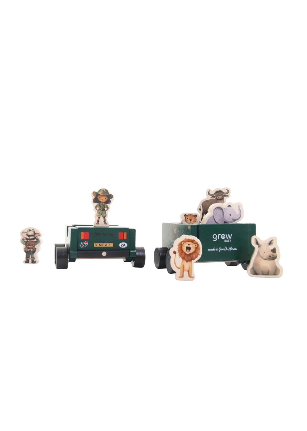 Wooden Safari Play Set | Safari