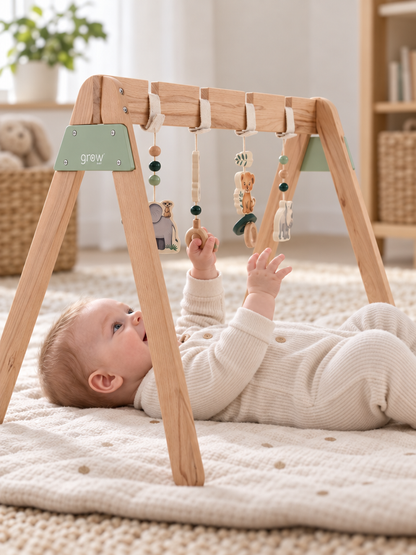 Wooden Baby Play Gym | Safari & Friends