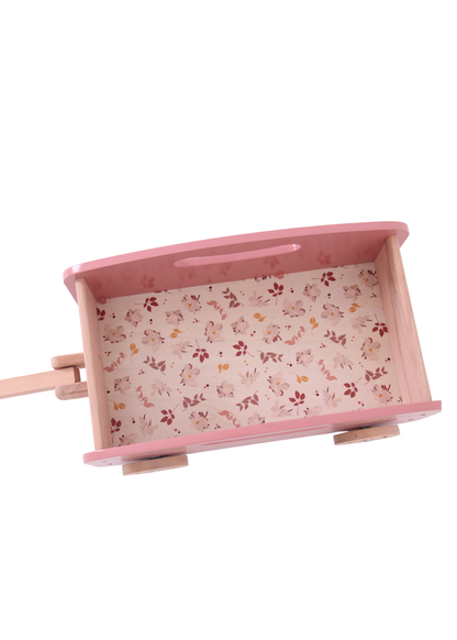 Wooden Toy Wagon / Cart / Toy Storage ~ Pink