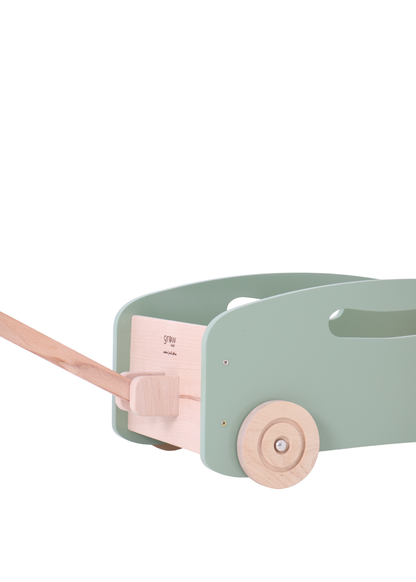 Wooden Toy Wagon / Cart / Toy Storage ~ Green