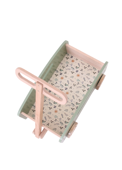 Wooden Toy Wagon / Cart / Toy Storage ~ Green