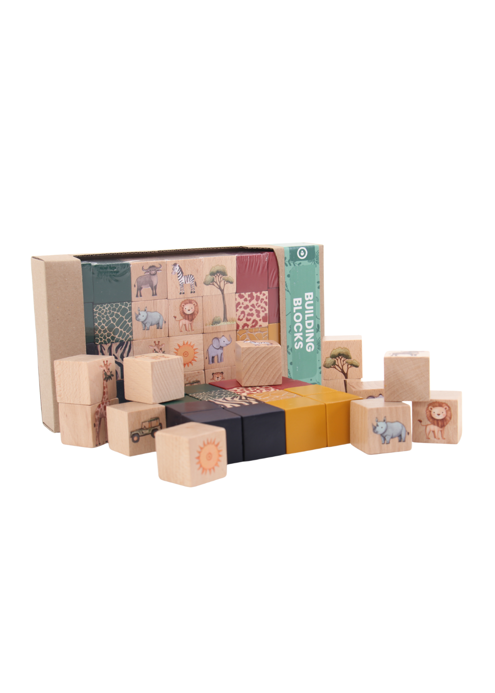 Building Blocks - On Safari - 28 piece set