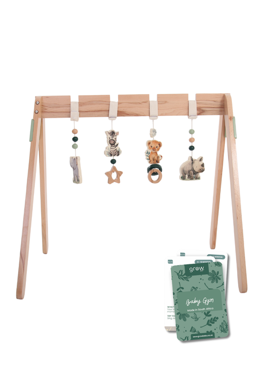 Wooden Baby Play Gym | Safari & Friends
