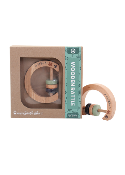 Wooden Rattle - Little Greyton