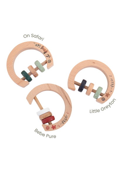 Wooden Rattle - Bebe Pure