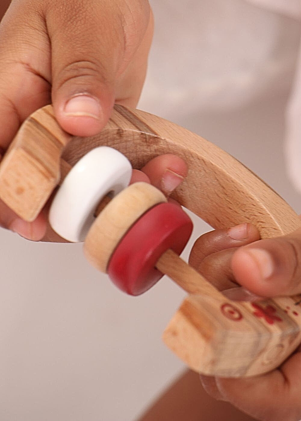 Wooden Rattle - Bebe Pure