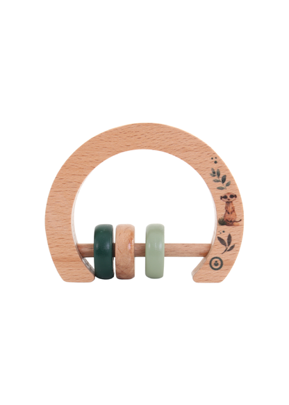 Wooden Rattle - On Safari
