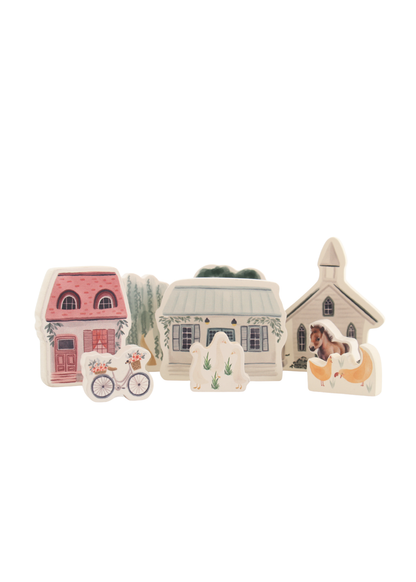 Country Lane Play Set ~ 9 piece set