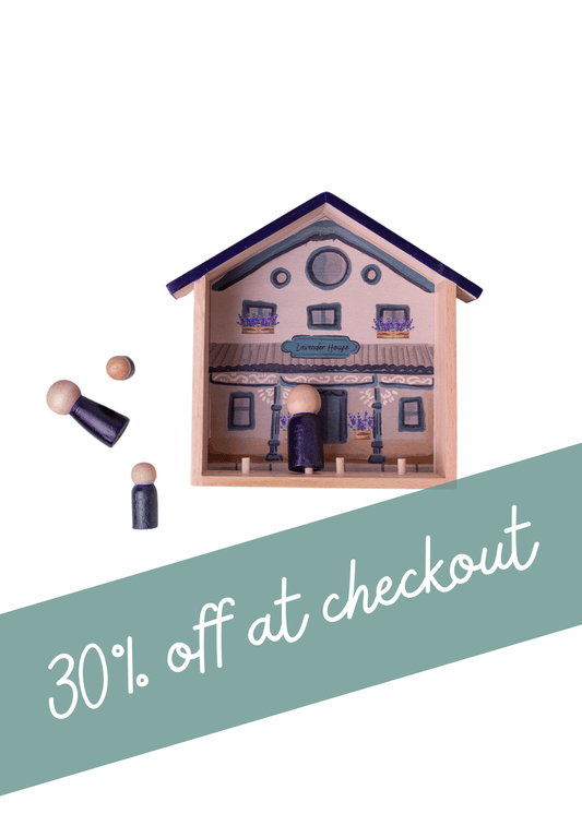 Wooden Toy Play Set | Lavender House