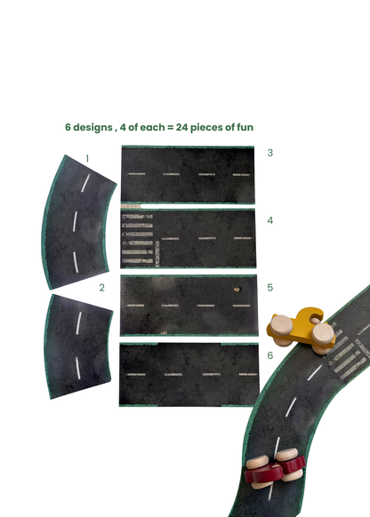 Vinyl Road Sticker Set - Tar Road - 5.2m