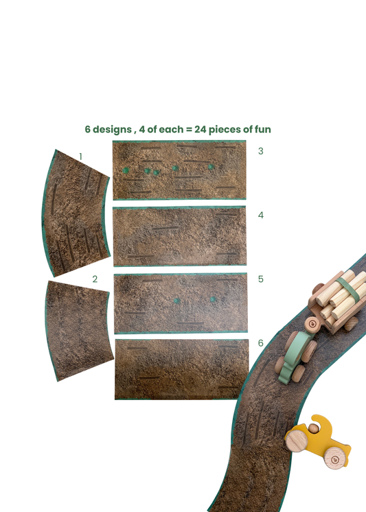 Vinyl Road Sticker Set - Off  Road - 5.2m