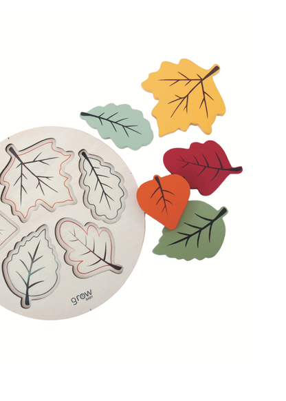 Chunky Puzzle ~ Leaf