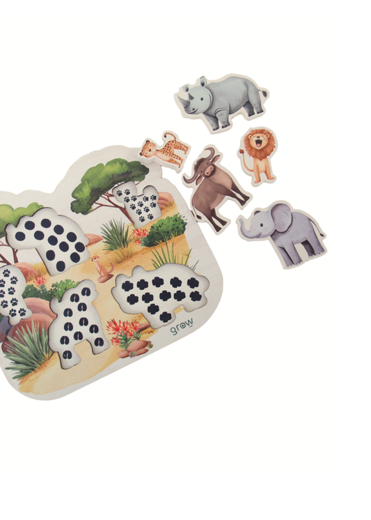 Chunky Puzzle ~ "Big Five" Animals