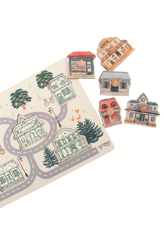 Peg Puzzle ~ Little Greyton