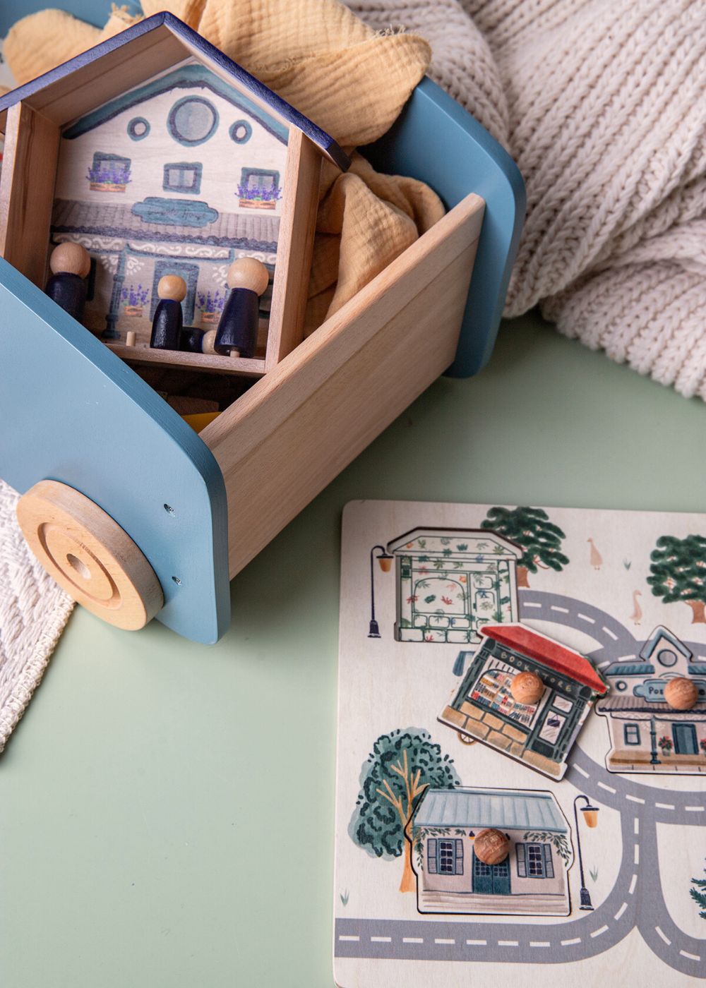 Peg Puzzle ~ Little Greyton