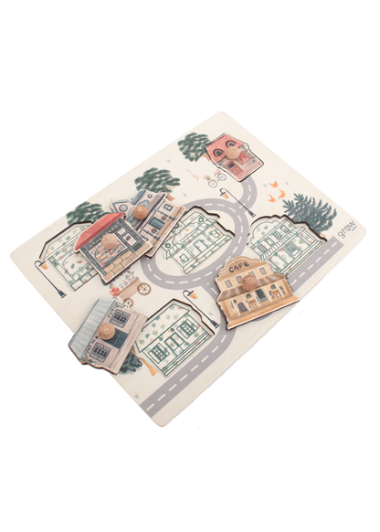 Peg Puzzle ~ Little Greyton