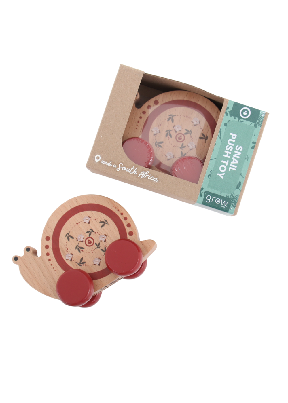 Snail Push Toy