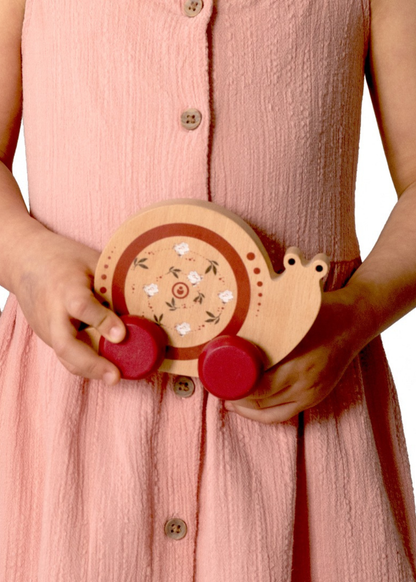Snail Push Toy