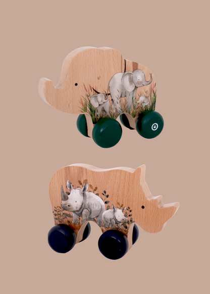 Elephant Push Toy