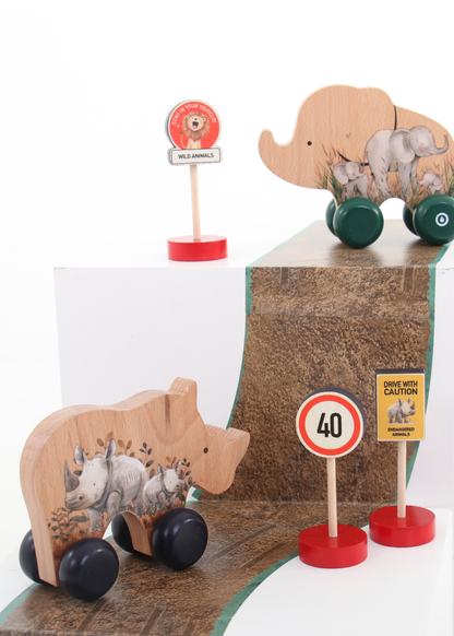 Elephant Push Toy