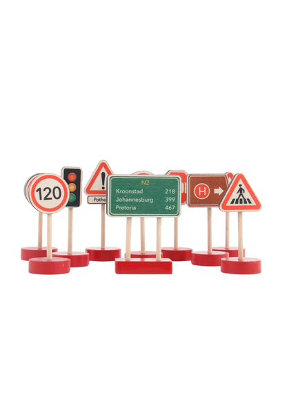 City Road Signs ~ 10 piece set