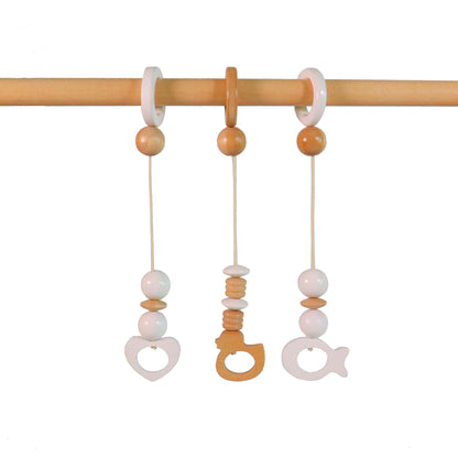 Wooden Baby Gym | White