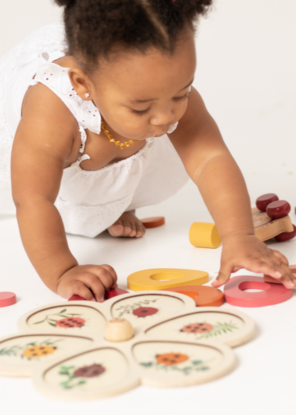 Chunky Puzzle ~Flower Puzzle ~ 2 in 1 puzzle