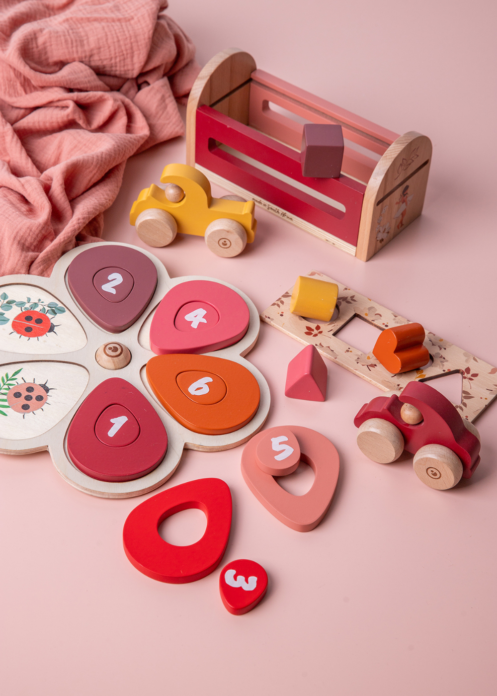 Chunky Puzzle ~Flower Puzzle ~ 2 in 1 puzzle