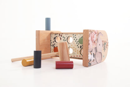 Wooden Hammering Bench Set